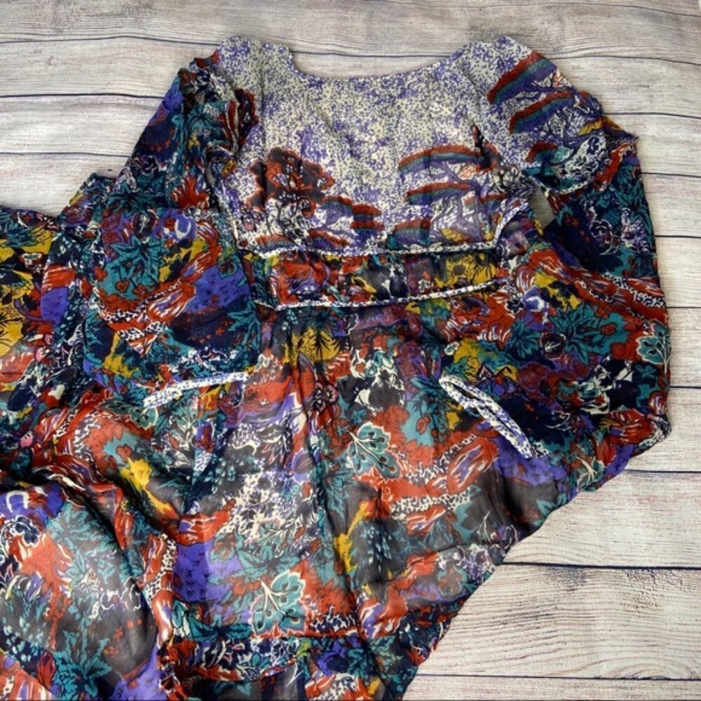 NWT Anthro Maeve Annabella Maxi Dress Size 2 - Picture 6 of 12